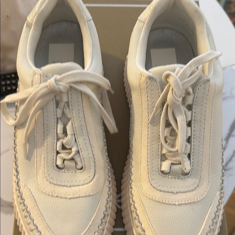 Dolce Vita Cream Sneakers - Picture 3 of 5